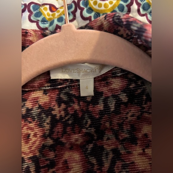 LoveShackFancy Ringley top blushing berries size 4 - Picture 9 of 9